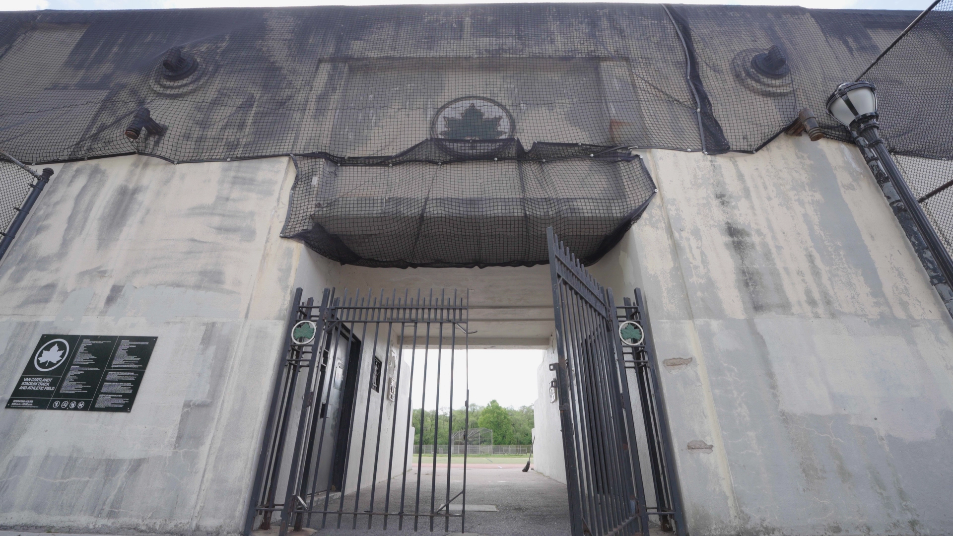 Van Cortlandt Park Stadium entrance gate